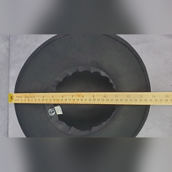 GLOVANNIO NEW YORK Black Formal 100% Wool Women's Hat - Picture 11 of 11